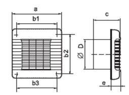 Aldes Through The Wall Ventilator   TTW   100  